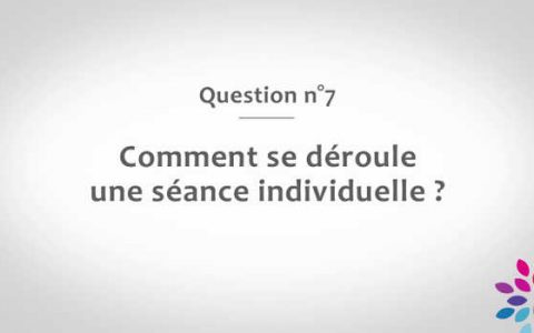Comment se déroule une séance individuelle de sophrologie ?